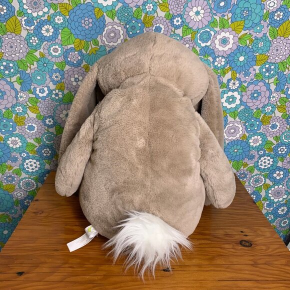 Animal Adventures 23" Bunny Rabbit Plush plus B softies Happyhues 12" Bunny - Picture 4 of 15